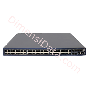 Picture of Switch HP 5500-48G-PoE+-4SFP HI with 2 Interface Slots [JG542A]