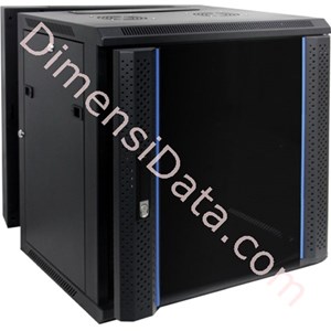 Picture of Rack Server INDORACK Wallmount Rack 8U Double Door WIR6008D