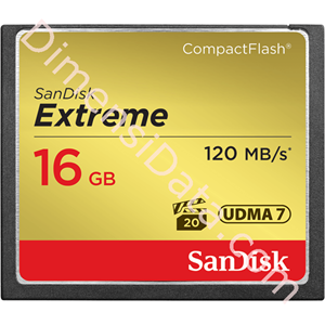 Picture of Memory Card SANDISK Extreme CF 16GB [SDCFXS-016G-X46]