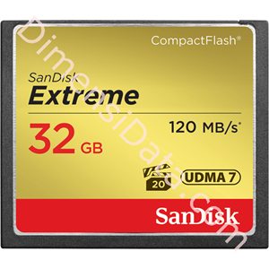 Picture of Memory Card SANDISK Extreme CF 32GB [SDCFXSB-032G-G46]