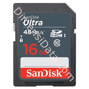 Picture of Memory Card SANDISK Ultra SDHC 16GB [SDSDUNB-016G-GN3IN]