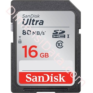 Picture of Memory Card SANDISK Ultra SDHC 16GB [SDSDUNC-016G-GN6IN]