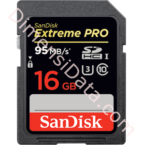 Picture of Memory Card SANDISK Extreme Pro SDHC 16GB [SDSDXPA-016G-X46]