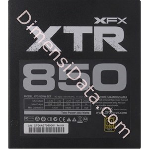 Picture of Power Supply XFX XTR Series 850W (P1-850B-BEFX)
