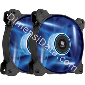 Picture of Fan Corsair AF120 LED BLUE (CO-9050016-BLED) Dual Pack