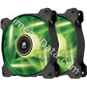 Picture of Fan Corsair SP120 GREEN LED (CO-9050032-WW) Dual Pack