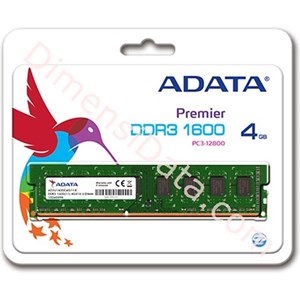 Picture of Memori Desktop DDR3 Premier 1600 CL11 (AD3U1600C4G11-R)