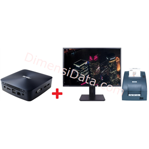 Picture of Desktop Mini ASUS VivoMini UN45H-V N3000 +LCD 18.5  Inch+Epson TM-U220