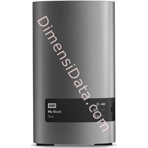 Picture of Hard Drive External Western Digital My Book Duo 4TB (WDBLWE0040JCH-SESN)