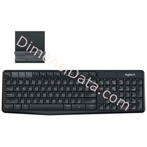 Picture of Multi-Device Wireless Keyboard And Stand Combo Logitech K375s