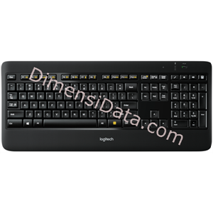 Picture of Wireless Illuminated Keyboard Logitech K800