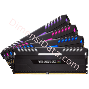 Picture of Memory Desktop CORSAIR Vengeance RGB DDR4 CMR32GX4M4C3600C18 (4 x 8GB)