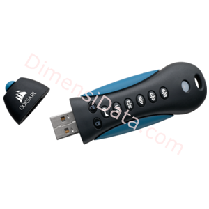 Picture of Flash Disk CORSAIR Padlock 3 USB 3.0 [CMFPLA3B-16GB]