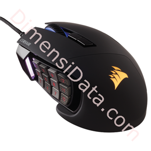 Picture of Mouse Gaming CORSAIR Scimitar Pro RGB [CH-9304111-AP] Black