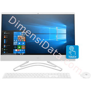 Picture of Desktop PC All in One HP 24-f0053d [3JV75AA]