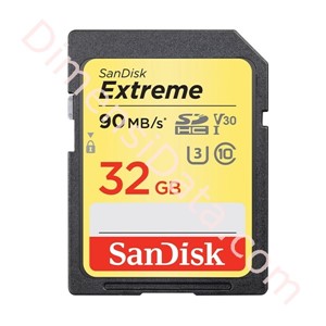 Picture of Memory Card SANDISK Extreme SDHC 32GB [SDSDXVE-032G-GNCIN]