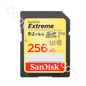 Picture of Memory Card SANDISK Extreme SDHC 256GB [SDSDXVF-256G-GNCIN]