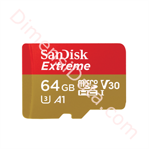 Picture of Memory SANDISK Extreme MicroSDHC 64GB [SDSQXAF-064G-GN6AA]