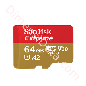 Picture of Memory SANDISK Extreme MicroSDXC 64GB [SDSQXA2-064G-GN6MA]