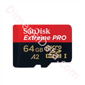 Picture of MicroSDHC SANDISK Extreme Pro 64GB [SDSQXCY-064G-GN6MA]