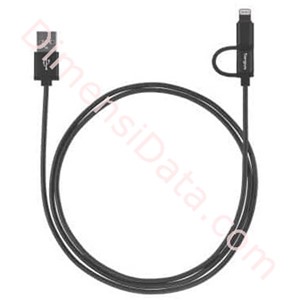 Picture of Charge Lightning Cable Targus 2-in-1 Black [ACC99510AP]
