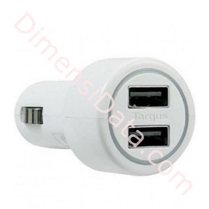 Picture of Car Charger Dual USB Targus For Media Tablets & Mobile Phones [APD0502AP-51]