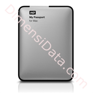 Picture of WESTERN DIGITAL My Passport for Mac 1TB [WDBBXV0010BBK] Harddisk External