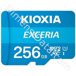 Picture of MicroSD KIOXIA EXCERIA CL10 U1 R100 W/O Adapter 256GB [LMEX1L256GG4]