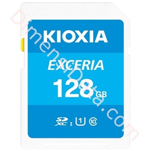 Picture of SD Card KIOXIA EXCERIA CL10 U1 R100 128GB [LNEX1L128GG4]