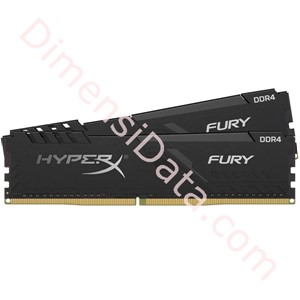Picture of Memory RAM Kingston HyperX Fury 8GB DDR4 3200MHz DIMM (Kit of 2) [HX432C16FB3K2/8]