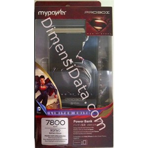 Picture of Powerbank PROBOX  7800 mAh - Man Of Steel Limited Edition
