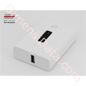 Picture of Powerbank Yoobao Sunrise   4400mah with LED Torch (White)