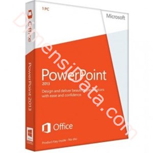 Picture of Microsoft PowerPoint 2013 32-bit/x64 English DVD