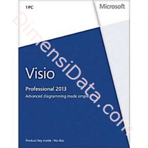 Picture of Microsoft Visio Pro 2013 32-bit/x64 English DVD