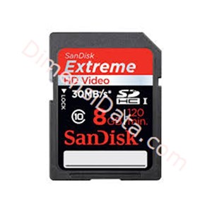 Picture of SANDISK SDHC Extreme HD Video 8GB [SDSDX-008G-X46]