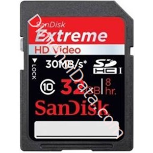 Picture of SANDISK SDHC Extreme HD Video 32GB [SDSDX-032G-X46]