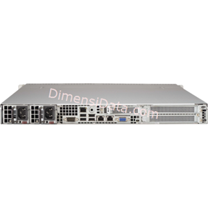 Picture of Server Supermicro SuperServer 5018R-WR (E5-1600V3)
