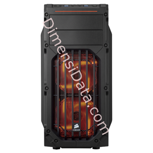 Picture of Case CORSAIR Carbide SPEC-03 Orange LED Mid-Tower Gaming